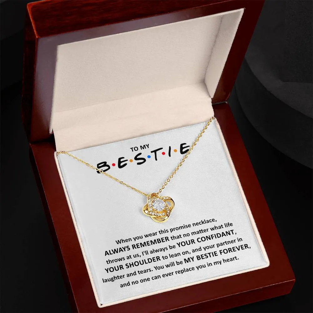 Bestie Promise Necklace, My Bestie Forever, BFF Gift