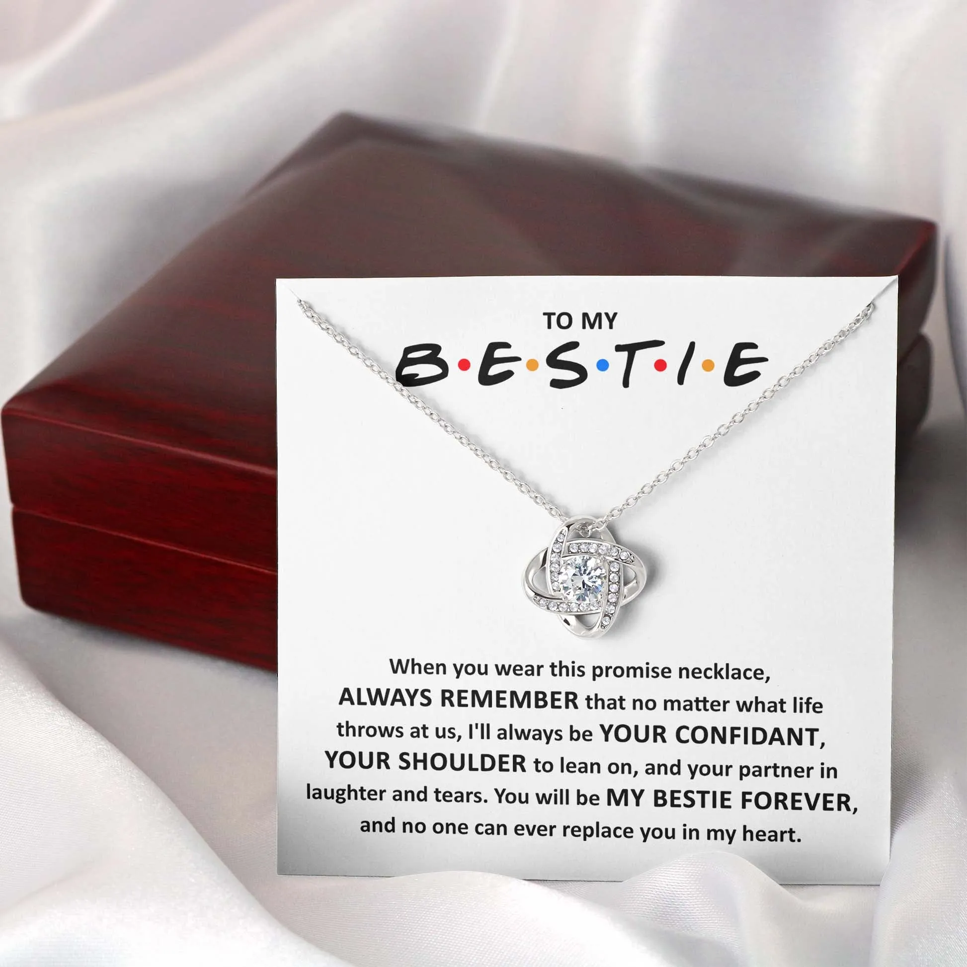 Bestie Promise Necklace, My Bestie Forever, BFF Gift