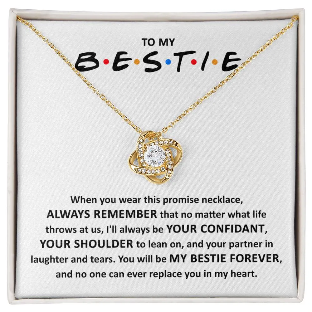 Bestie Promise Necklace, My Bestie Forever, BFF Gift