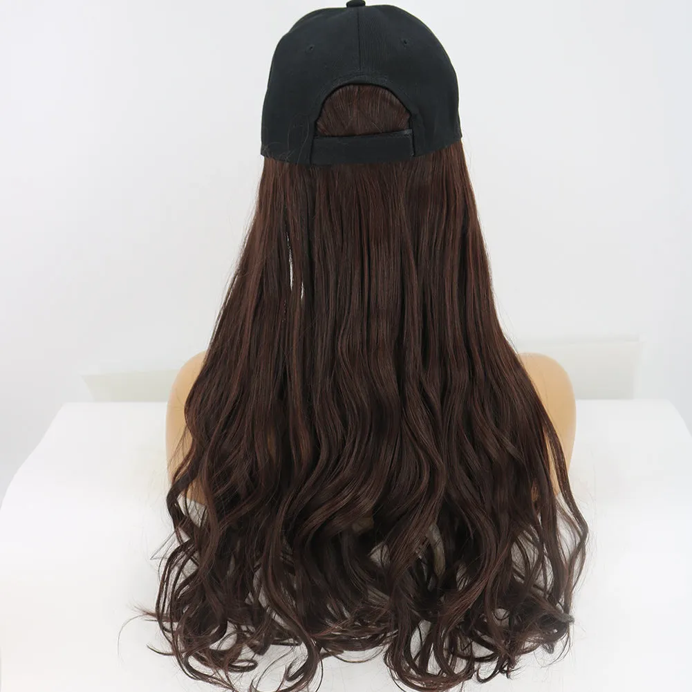 Blossom | Light Blonde Long Wavy Synthetic Hair Wig Hat with Cap