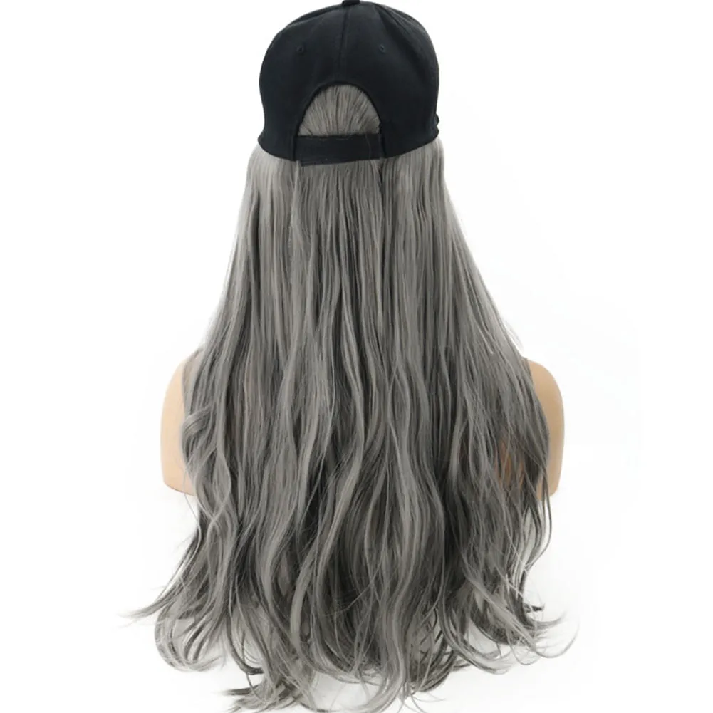 Blossom | Light Blonde Long Wavy Synthetic Hair Wig Hat with Cap