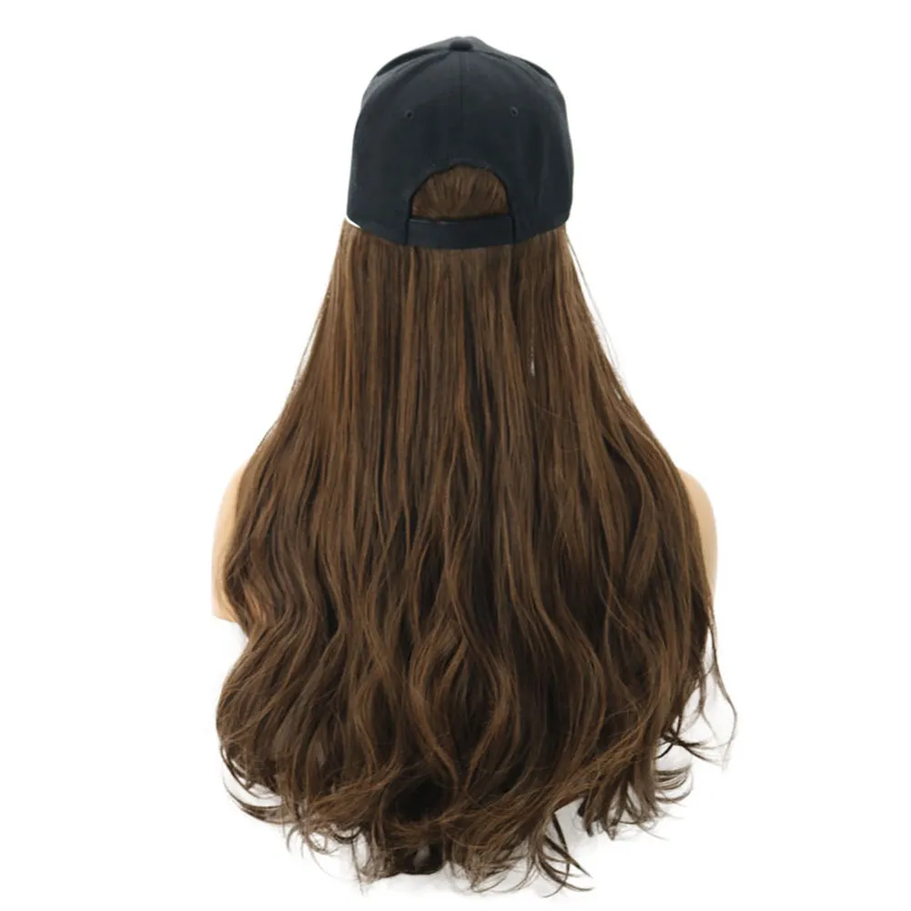 Blossom | Light Blonde Long Wavy Synthetic Hair Wig Hat with Cap