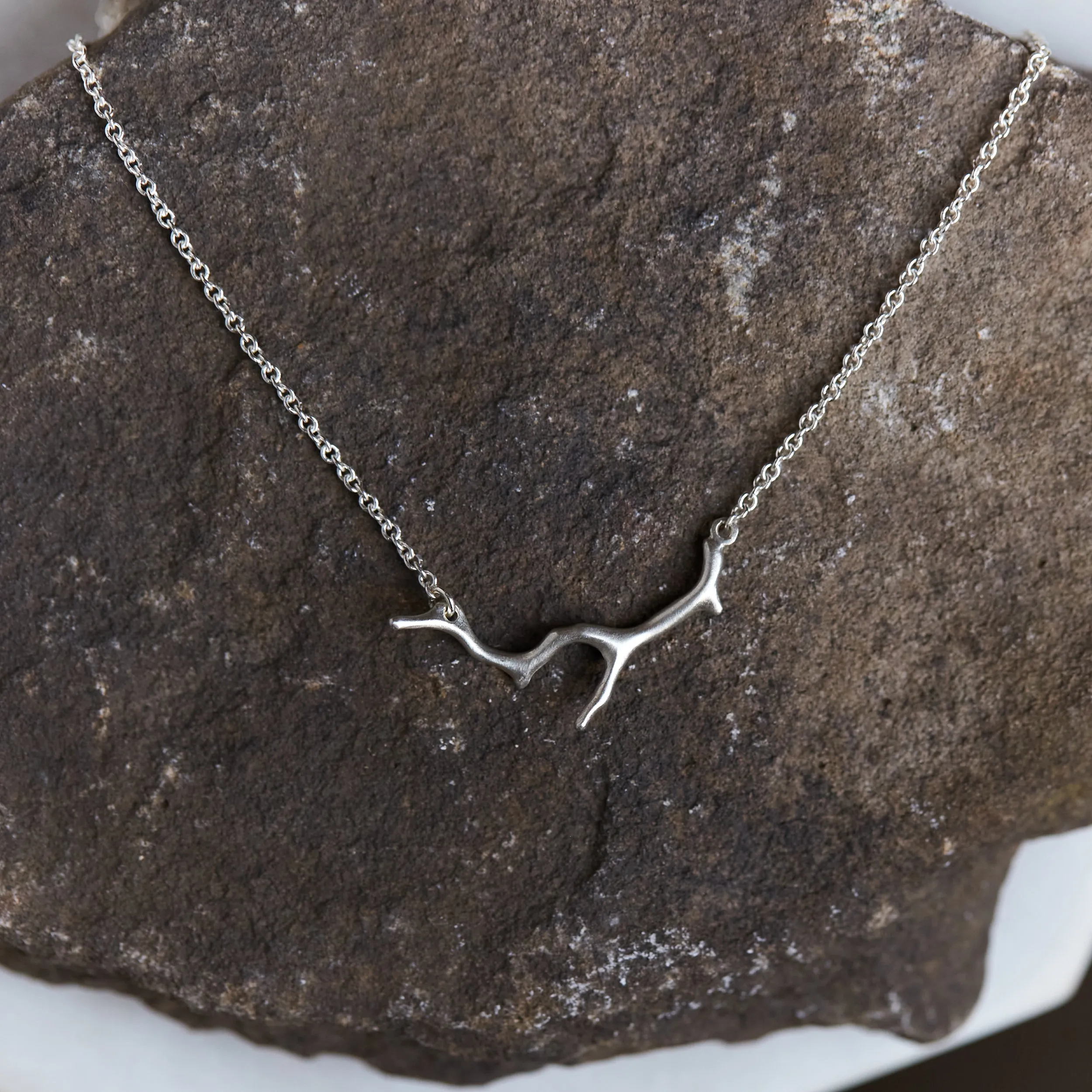 Branch Coral Ruthie B. Necklace