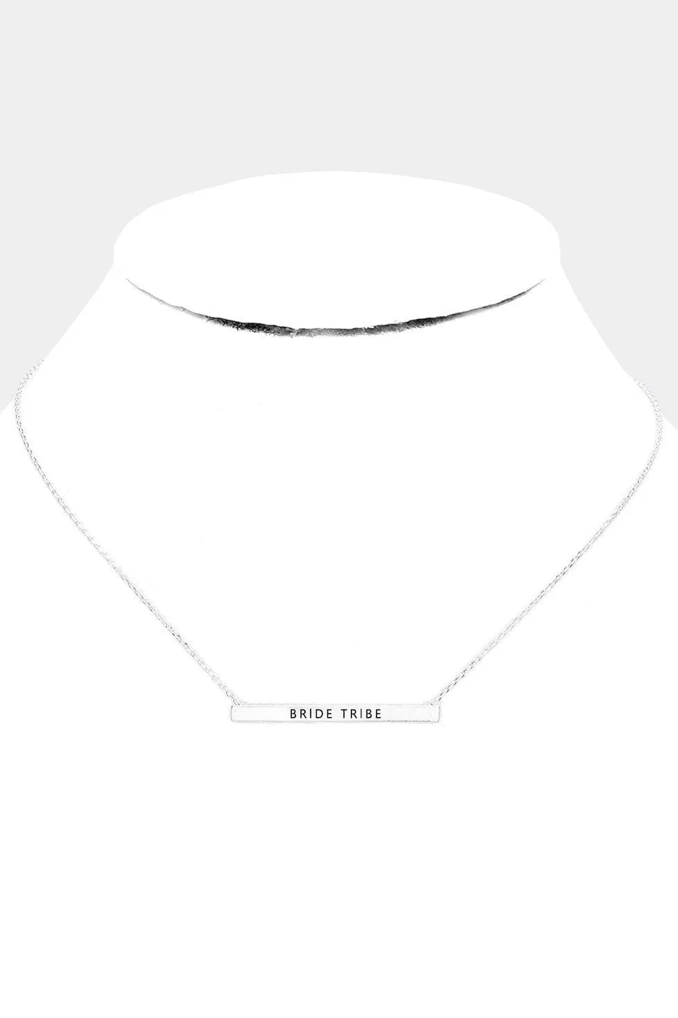 Bride Tribe Bar Necklace-More Colors