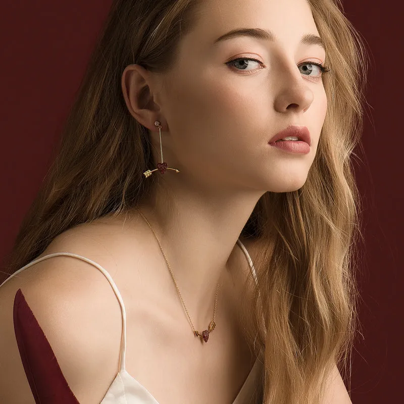 Bright Star Crush Silver Drop Earrings