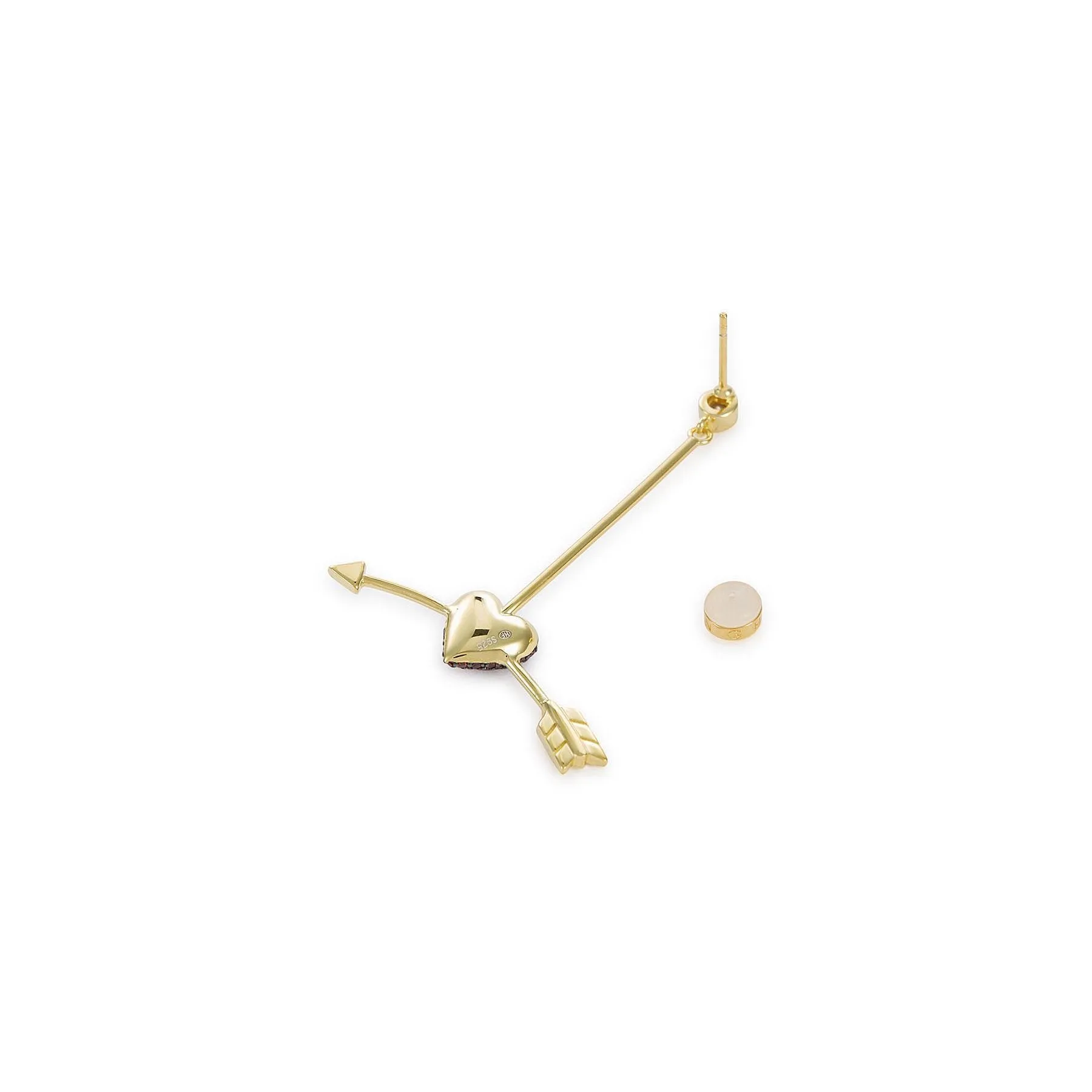 Bright Star Crush Silver Drop Earrings