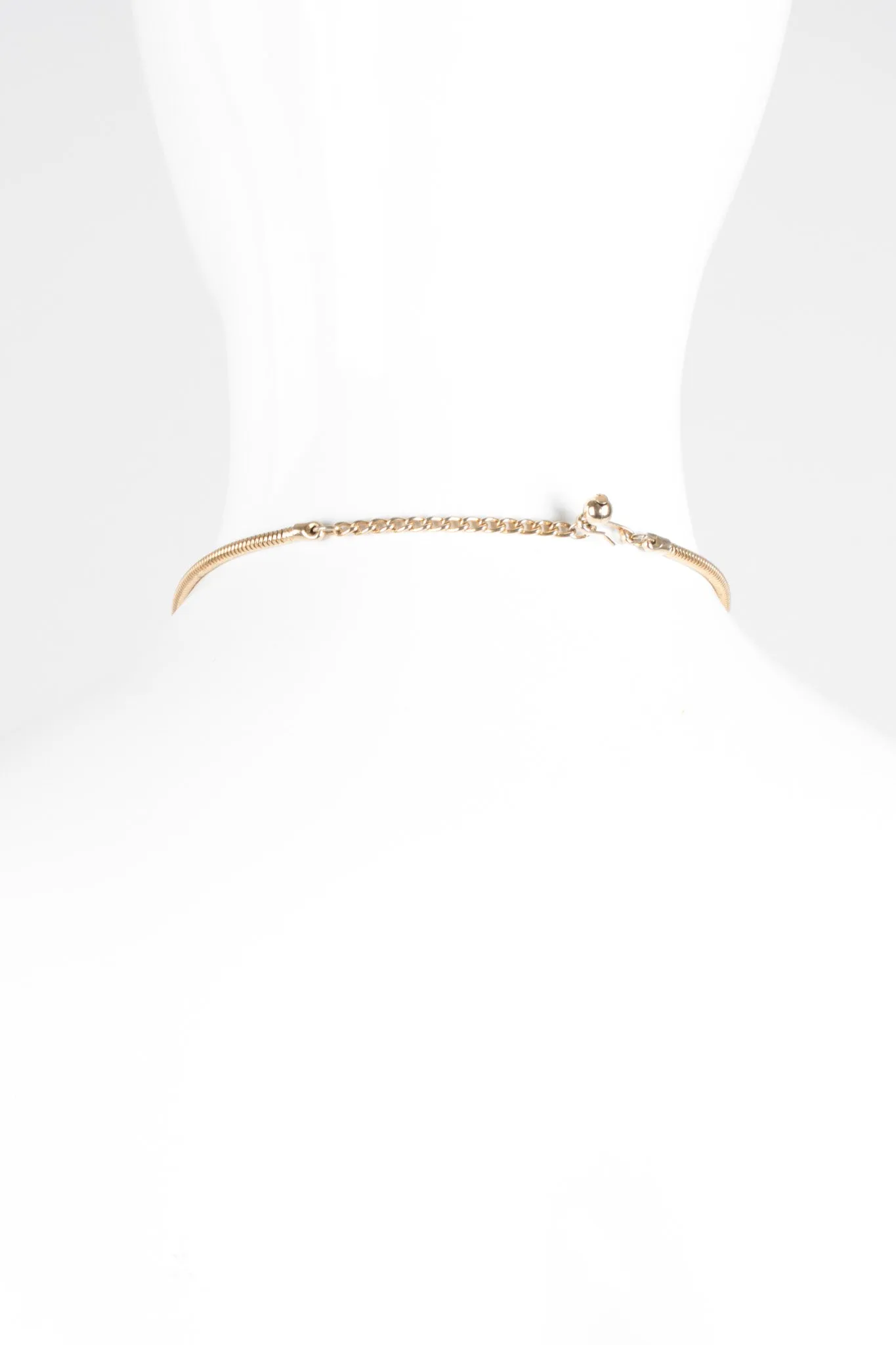 Brutalist Maze Collar Necklace