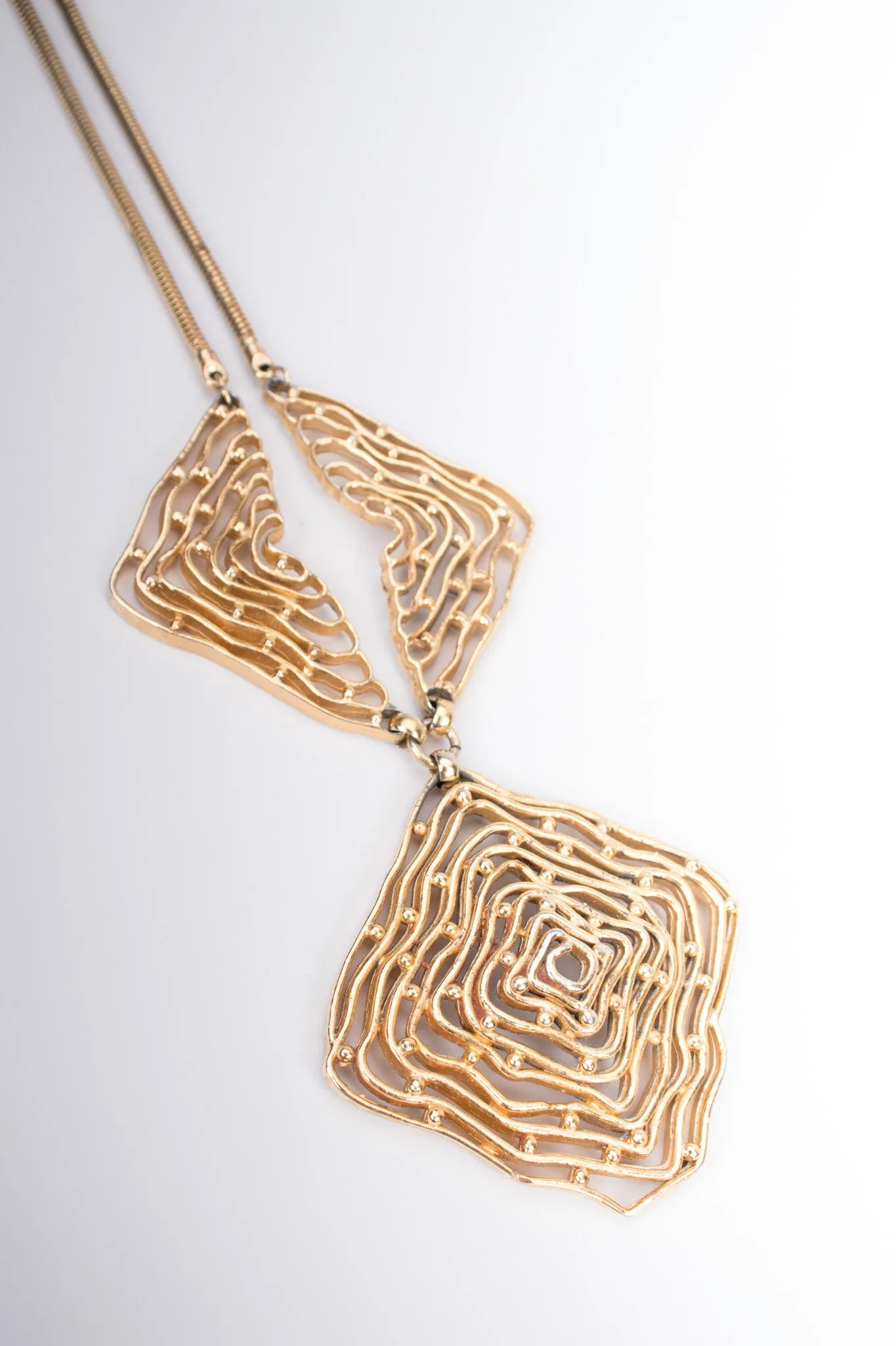Brutalist Maze Collar Necklace