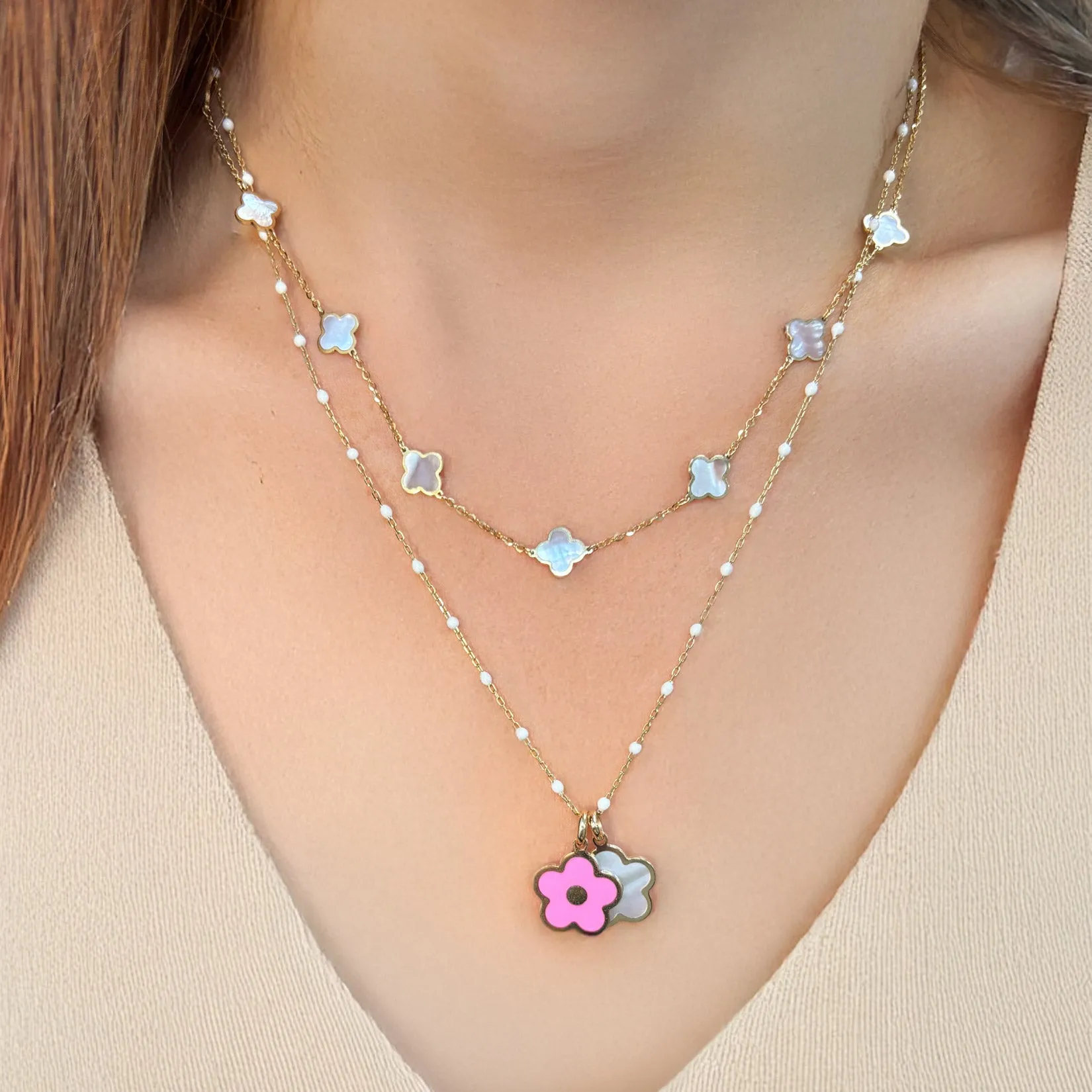Bubblegum Pink Cherry Blossom Charm