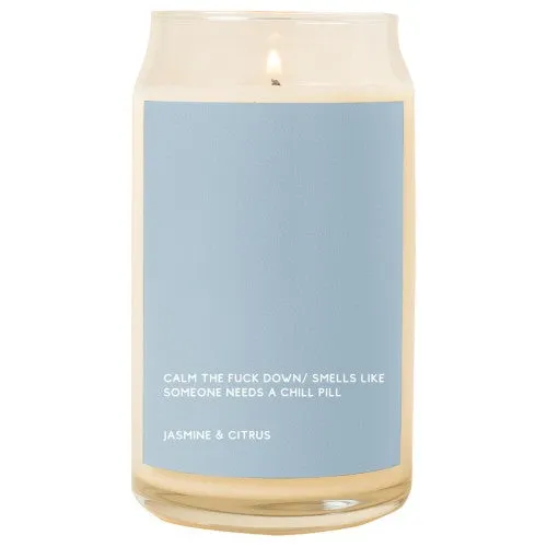 Candle Beer Can Glass