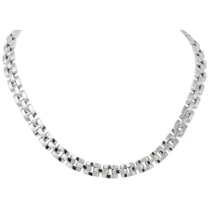 Cartier 18 Karat White Gold Panthère Collar Necklace