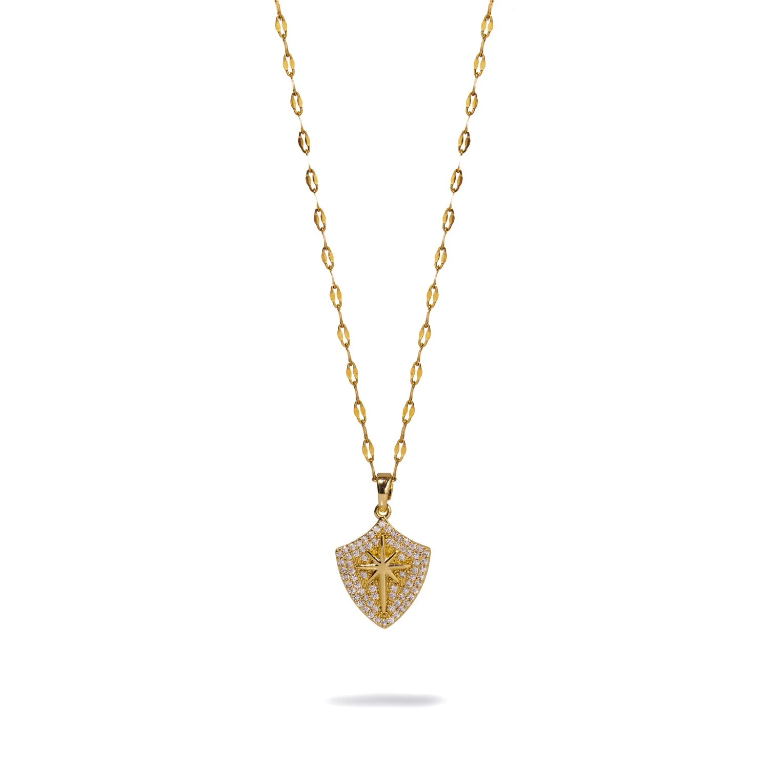 Celestial Compass Diamond & Gold Necklace
