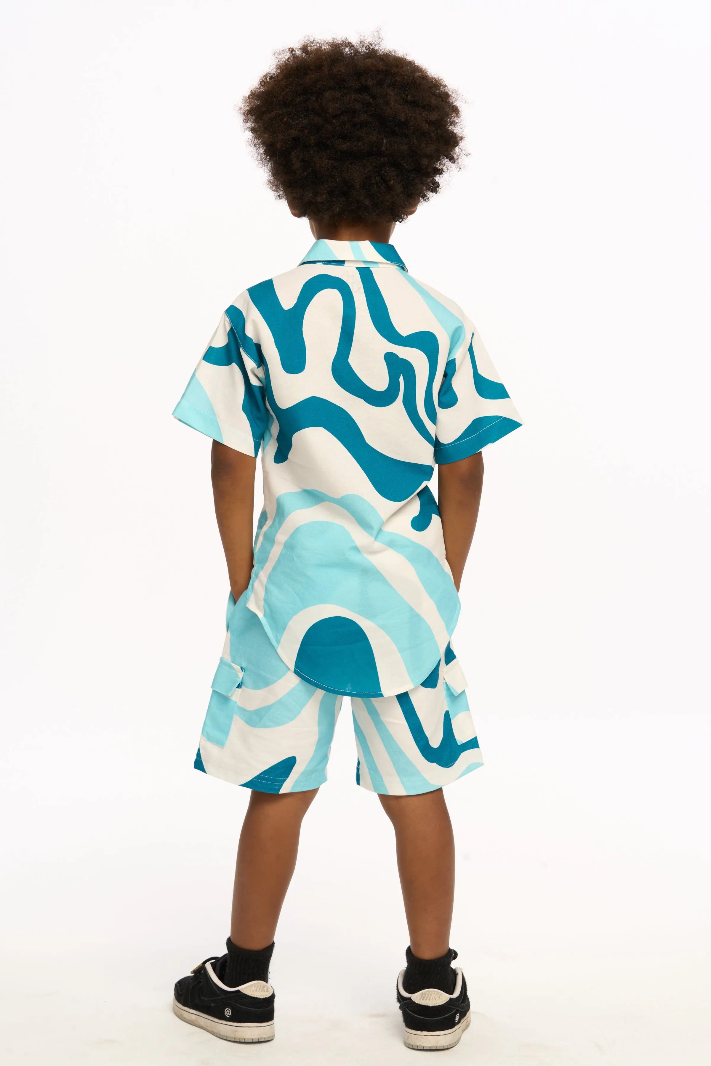 Chaser Wavy Stripe S/S Shirt