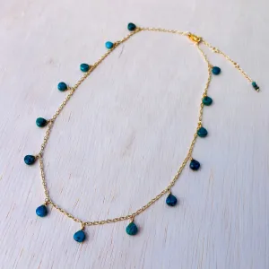 Chrysocolla Starry Nights Necklace