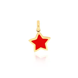 Coral Star Charm