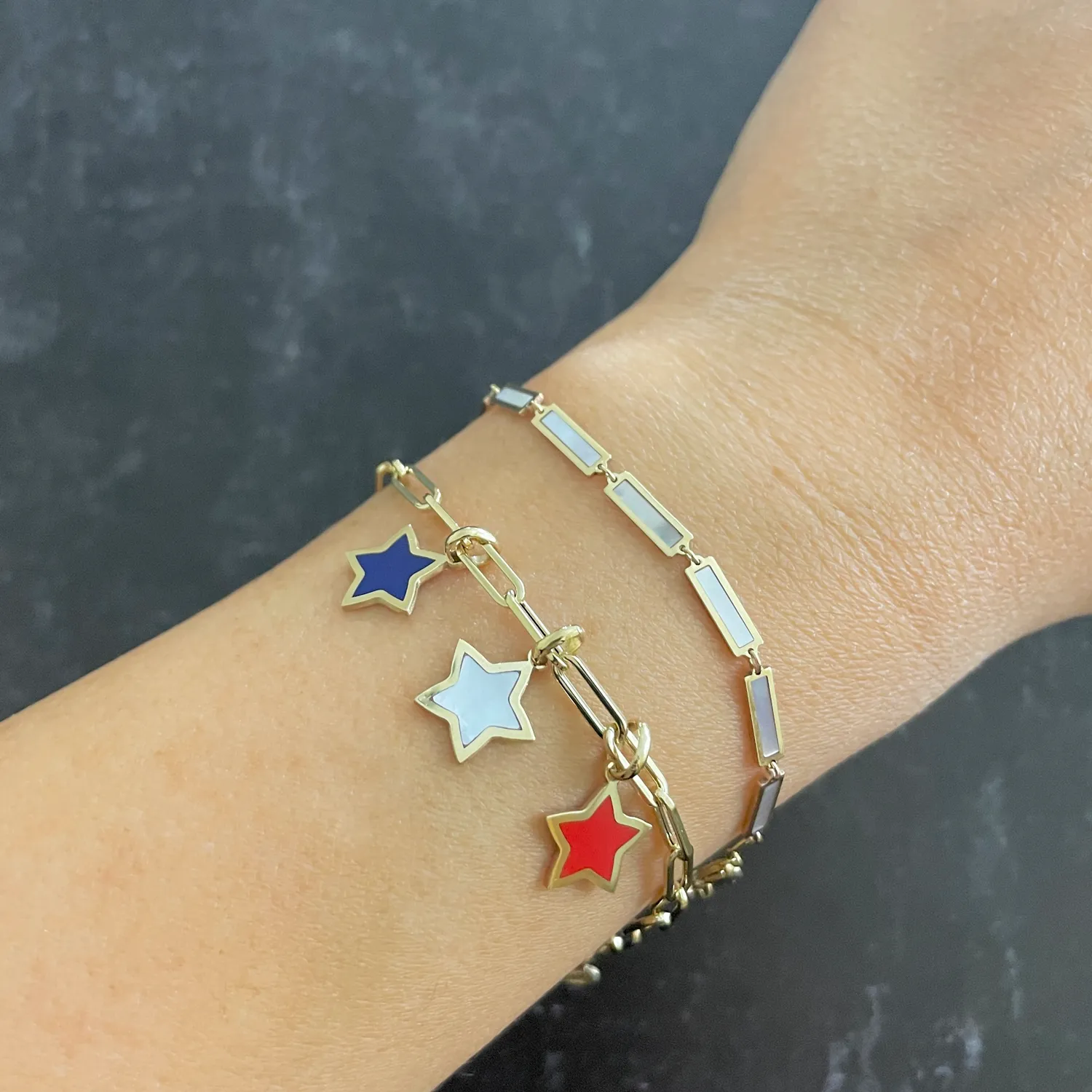 Coral Star Charm
