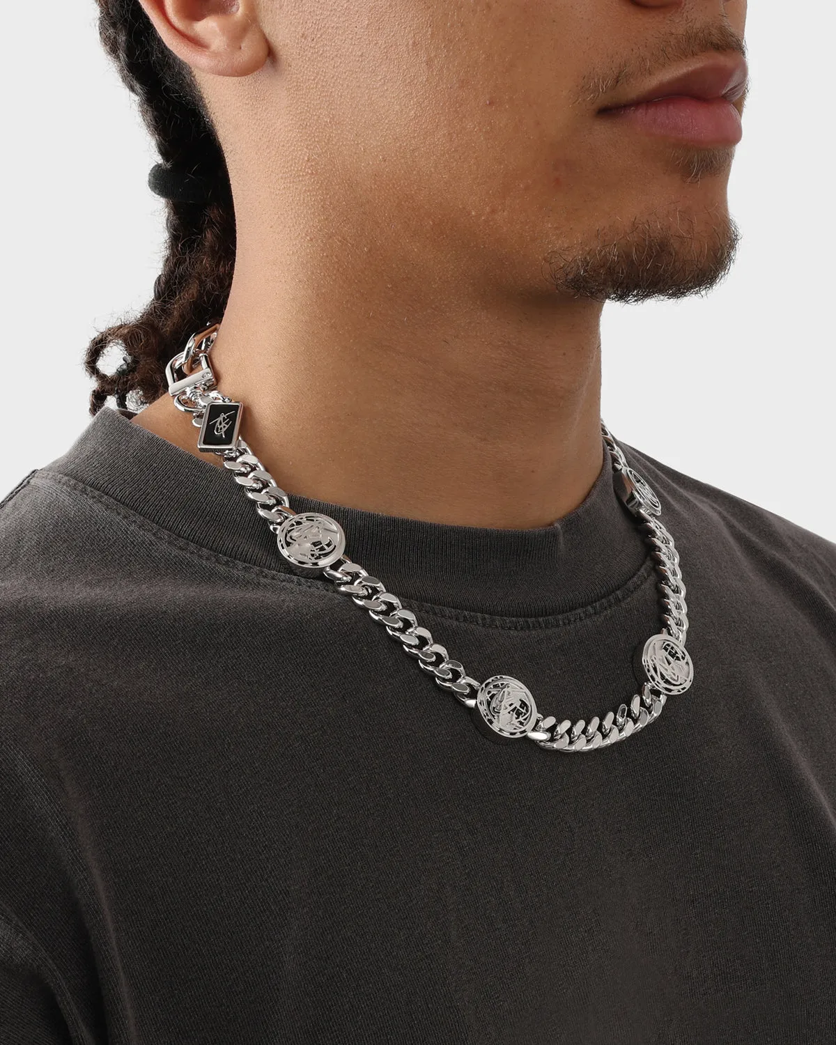 Cosmo Chain Necklace in Silver