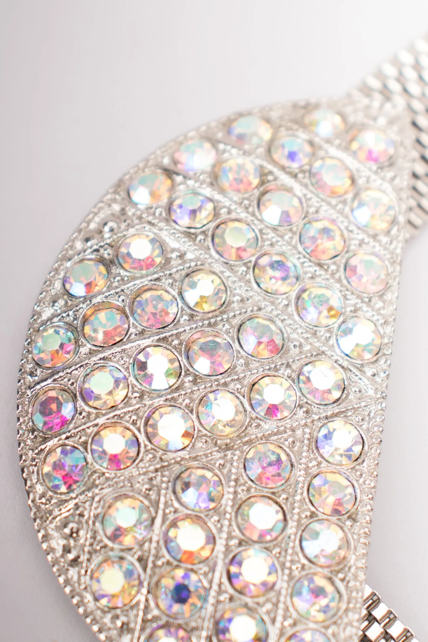 Crystal Half Moon Collar