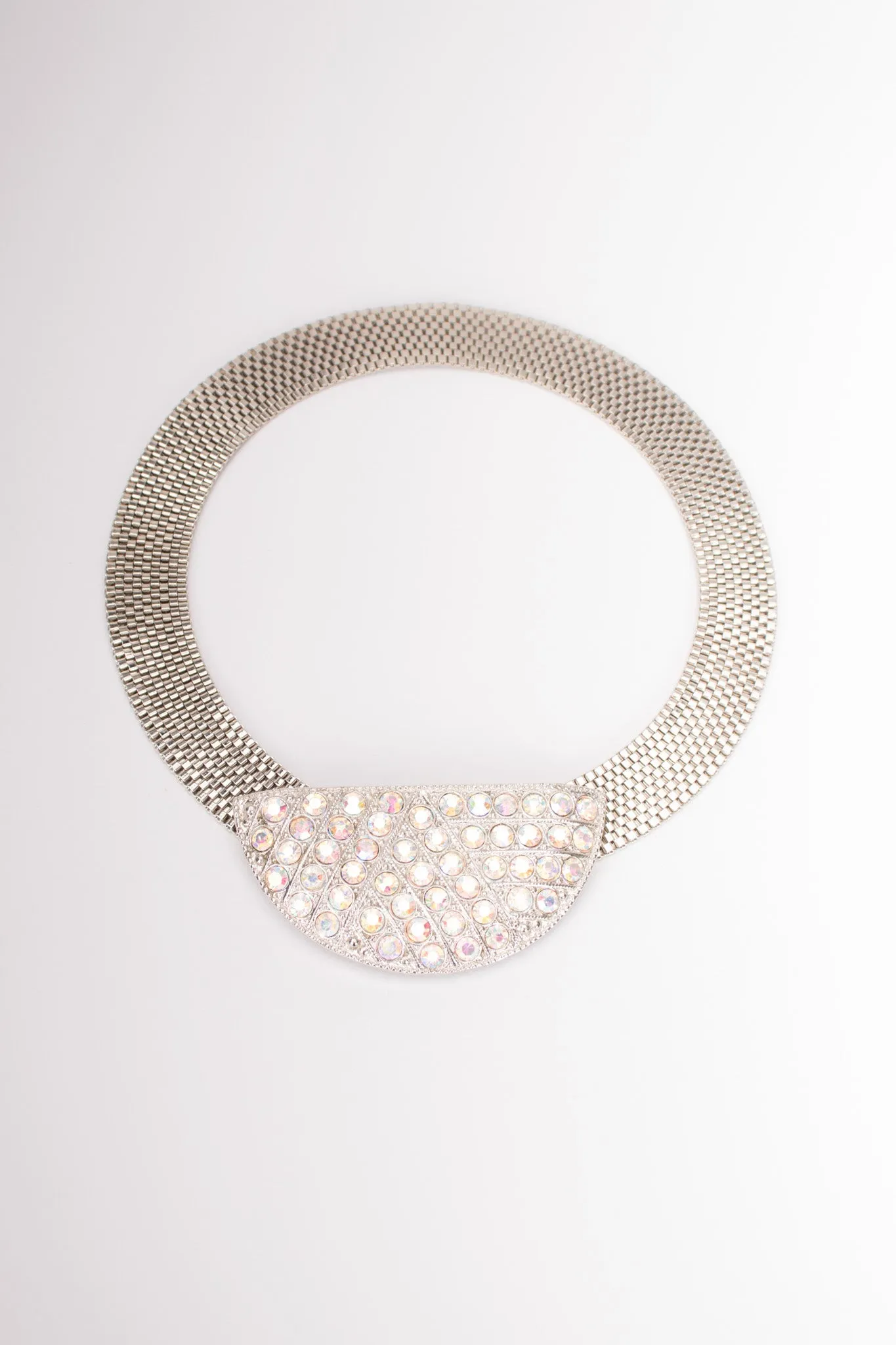 Crystal Half Moon Collar