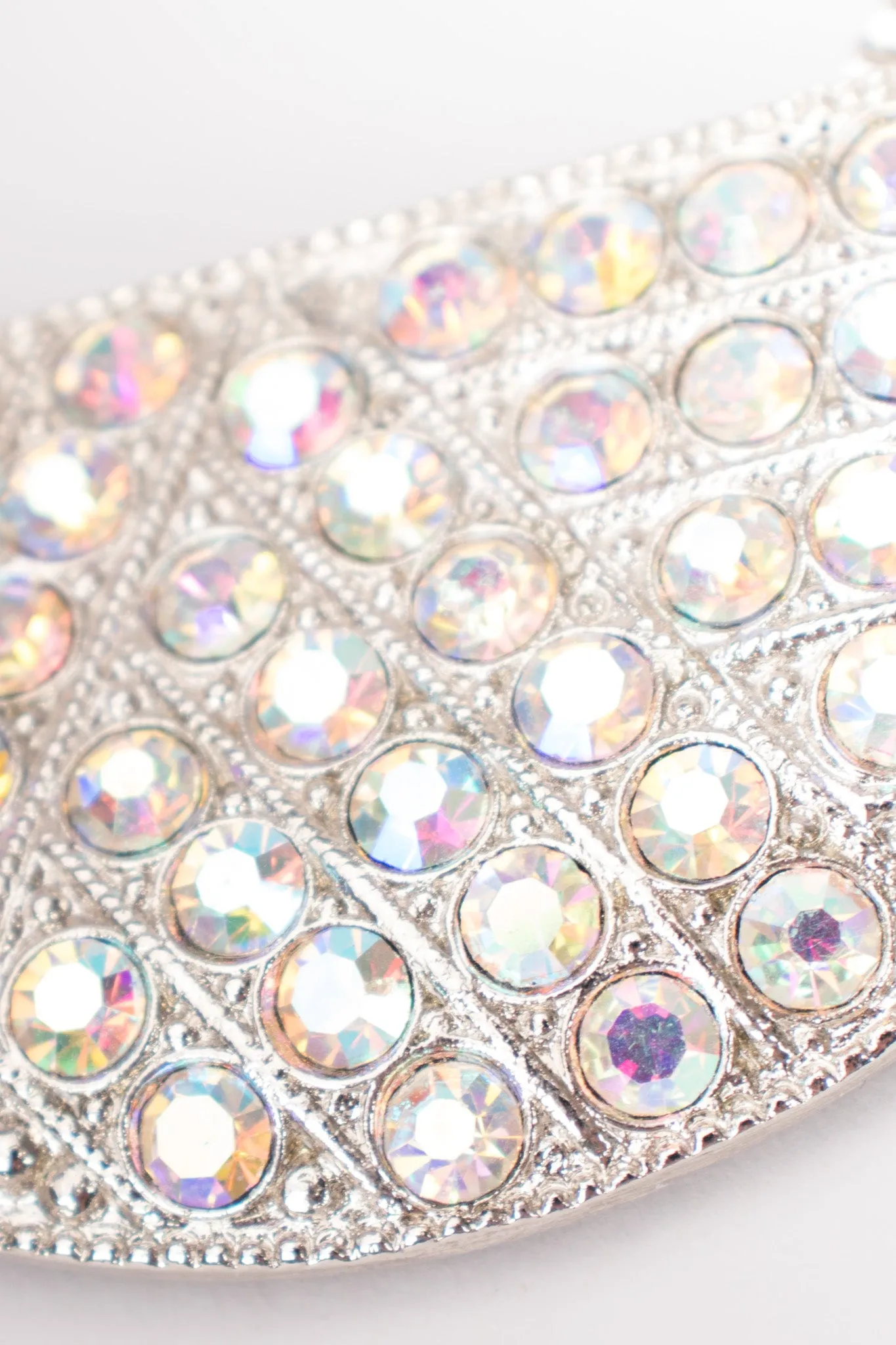 Crystal Half Moon Collar