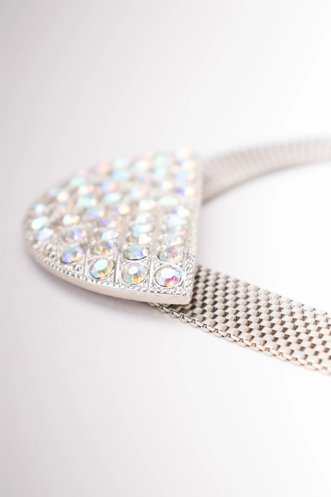Crystal Half Moon Collar