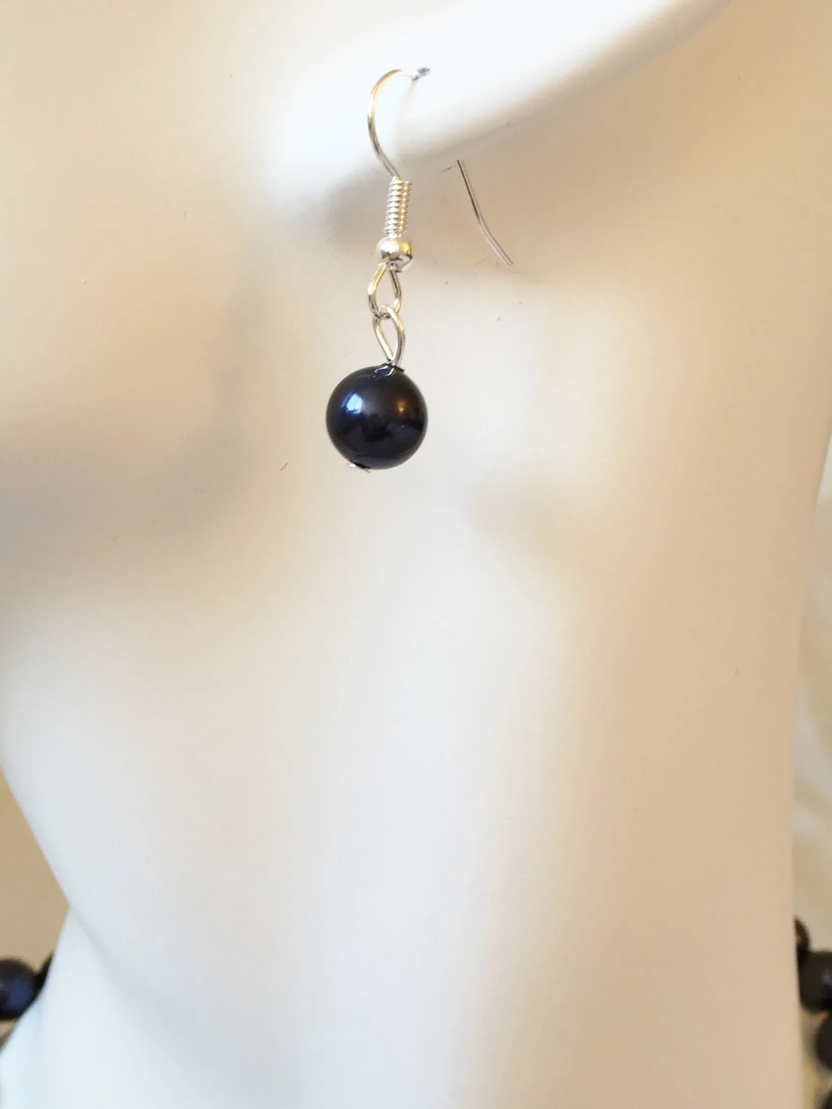 Crystal Pearl Necklace - Eliana (Multiple Colors)