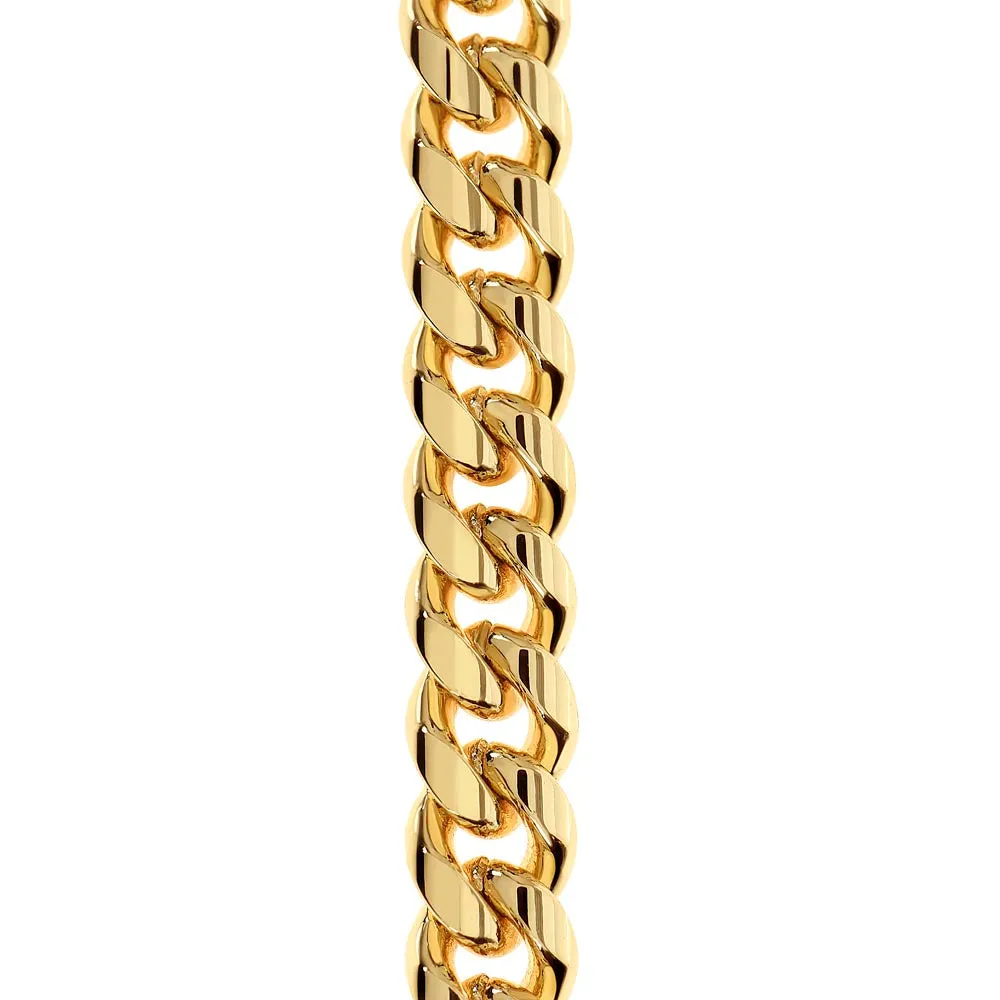 Cuban Link Necklace For Him with Message Card