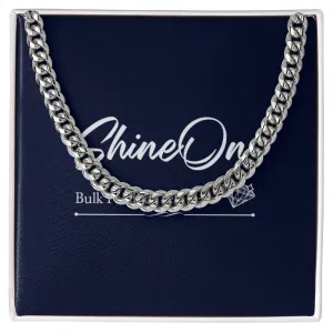 Cuban Link Necklace For Him with Message Card