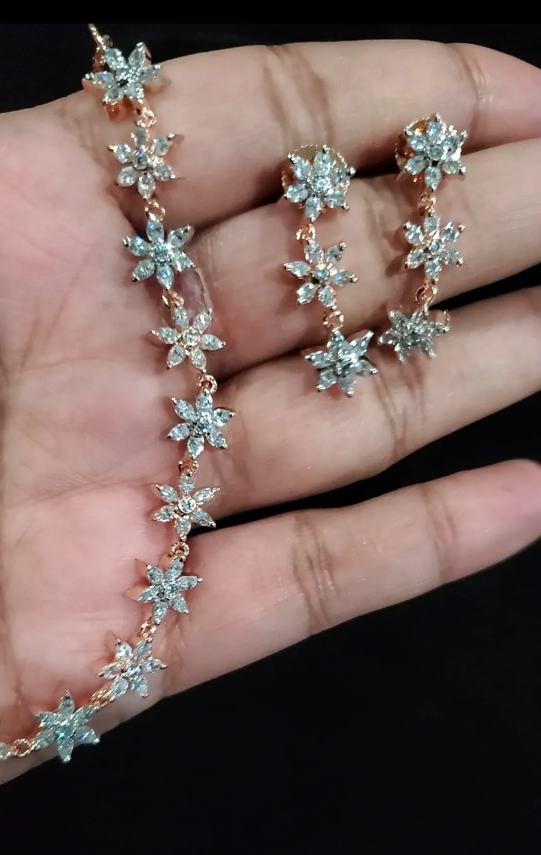 Cz Classic Necklace Set