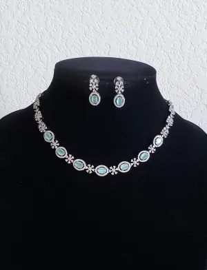 Cz Classic Necklace With Black Plating M96 Mint
