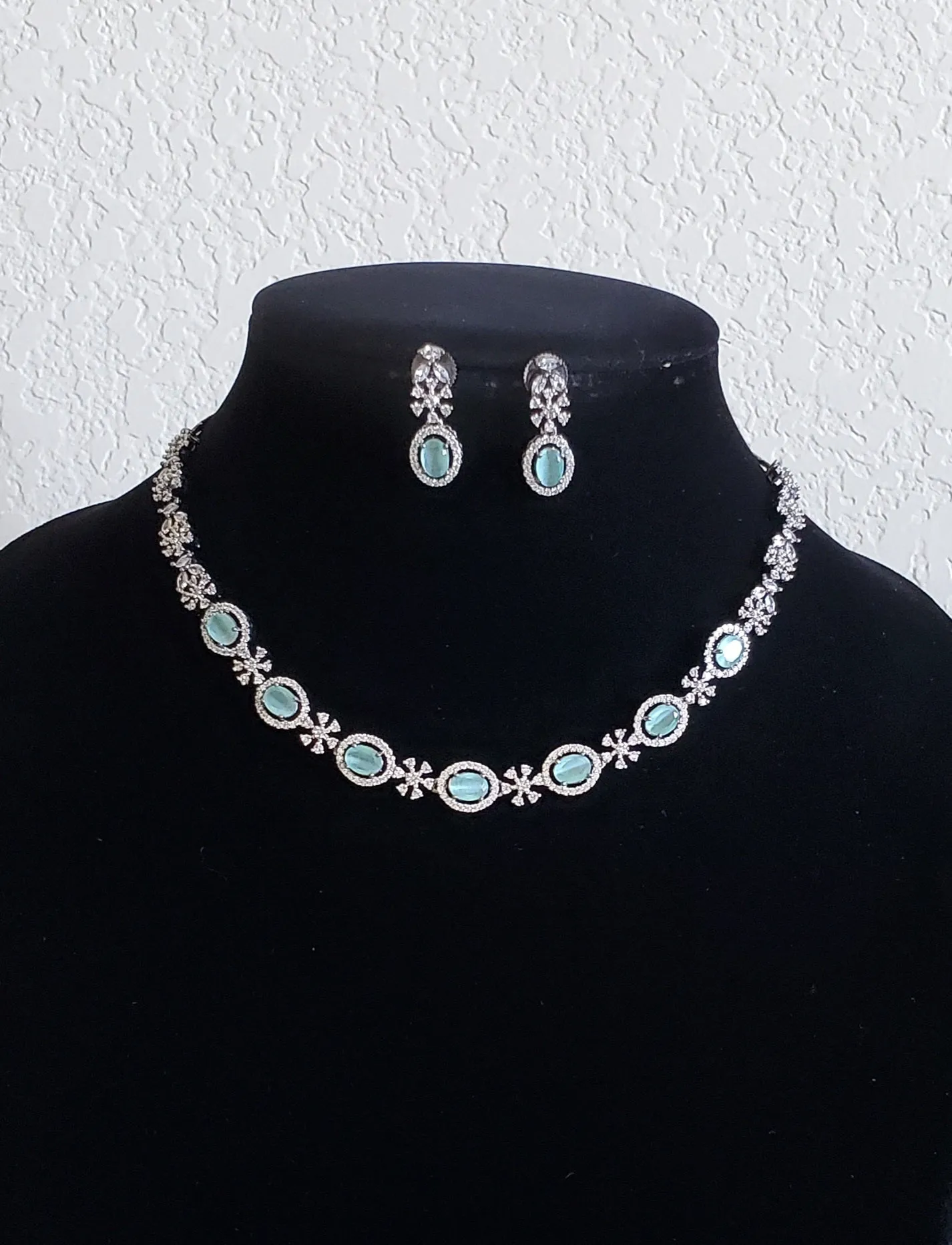 Cz Classic Necklace With Black Plating M96 Mint