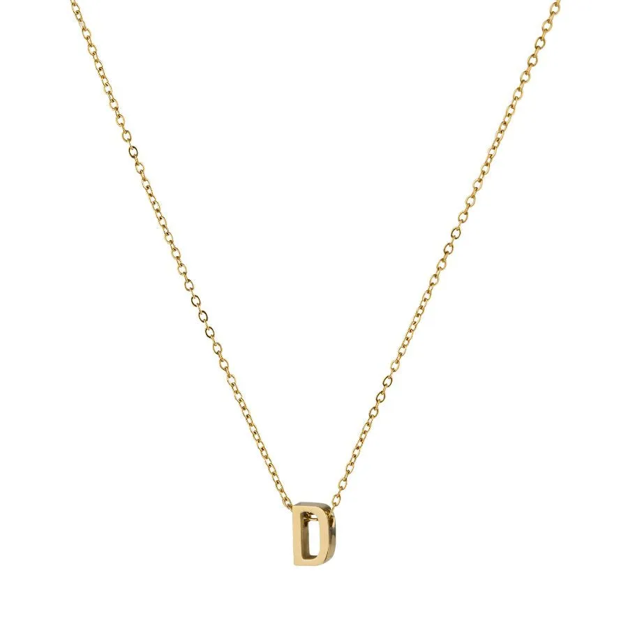 D NECKLACE - GOLD
