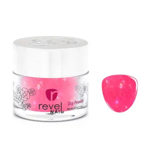 D813 Charm Necklace Pink Flake Dip Powder