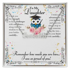 Daughter Graduation Name Necklace