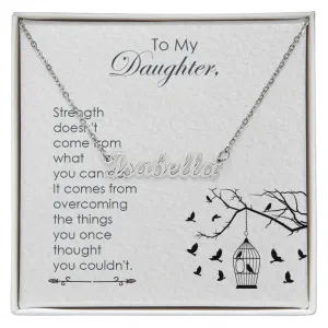 Daughter Name Necklace
