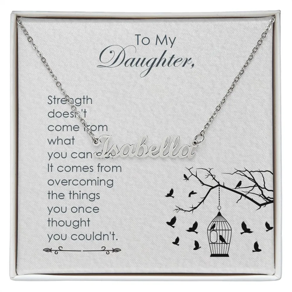 Daughter Name Necklace