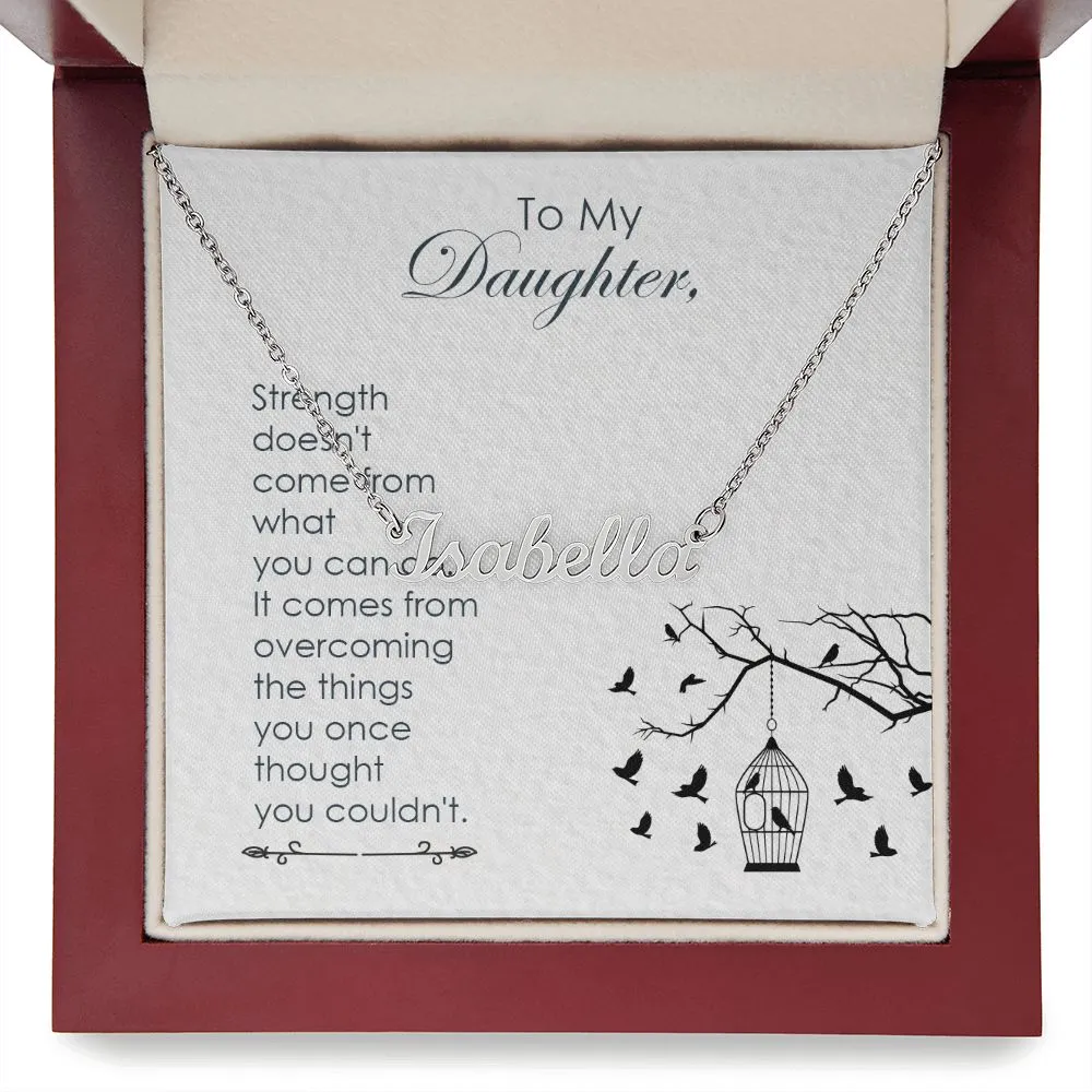 Daughter Name Necklace