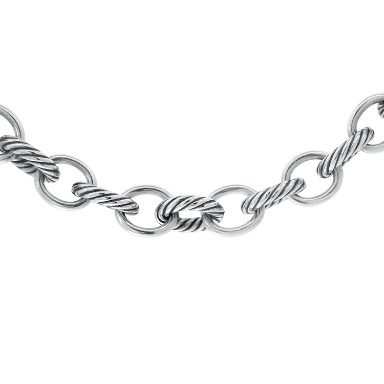 David Yurman Estate Sterling Silver Madison Chain Necklace