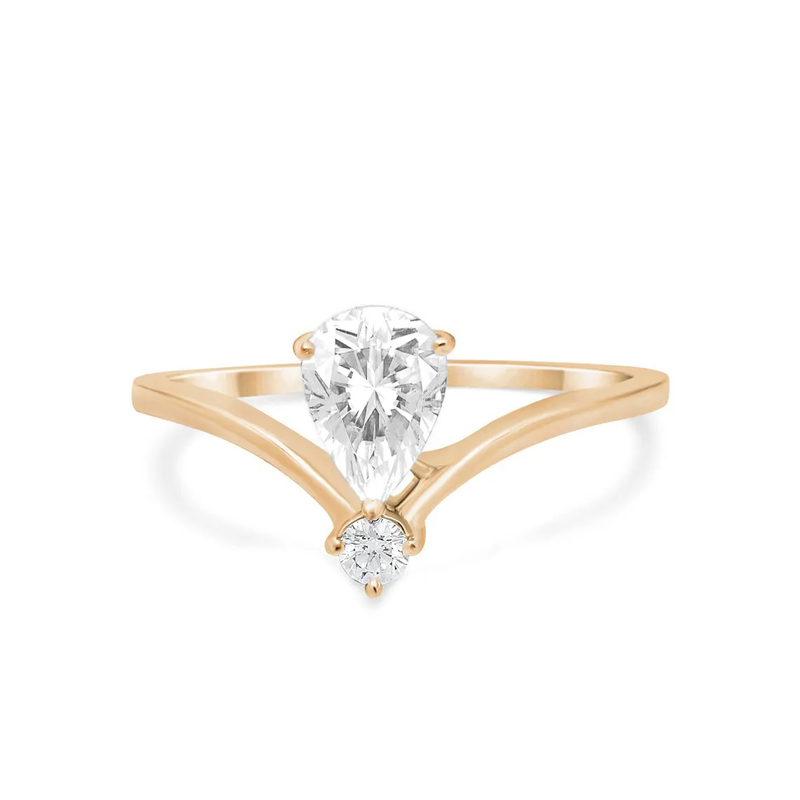 Dazzling Star Moissanite Ring