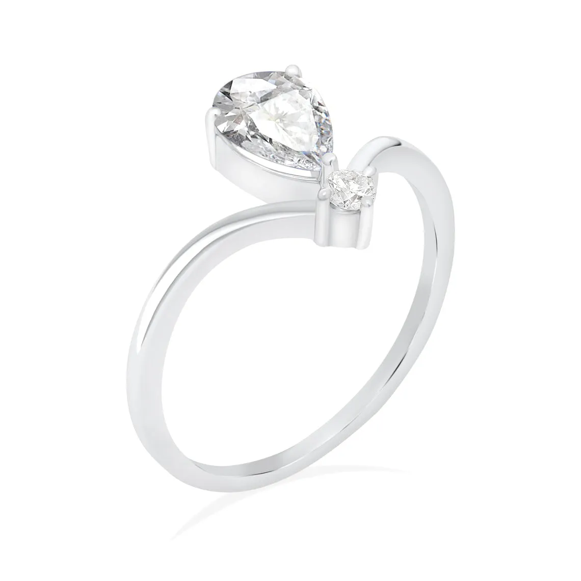 Dazzling Star Moissanite Ring