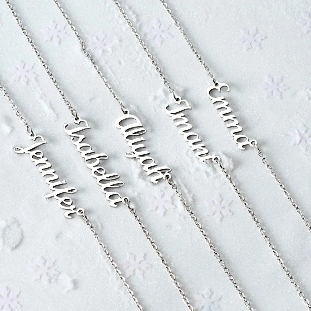 Dearest Daughter - No Mud, No Lotus | Custom Name Necklace