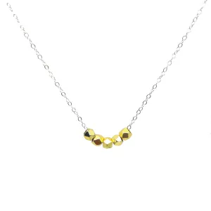 Delicate Faceted Bead Necklace :: Made to Order