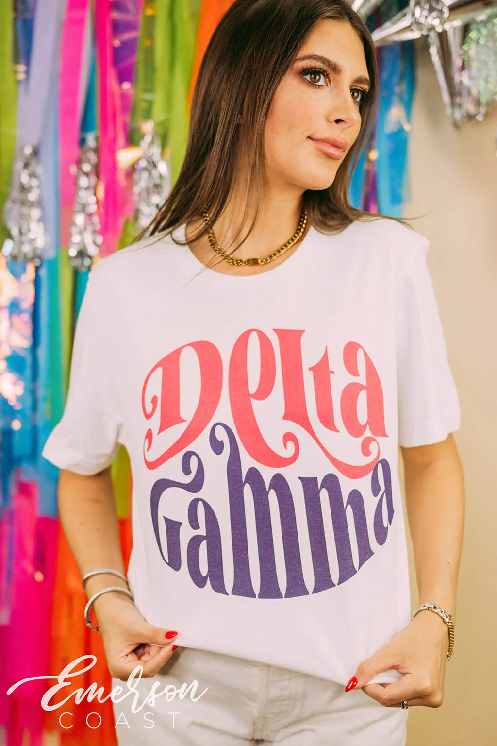 DG Curvy Font Tee
