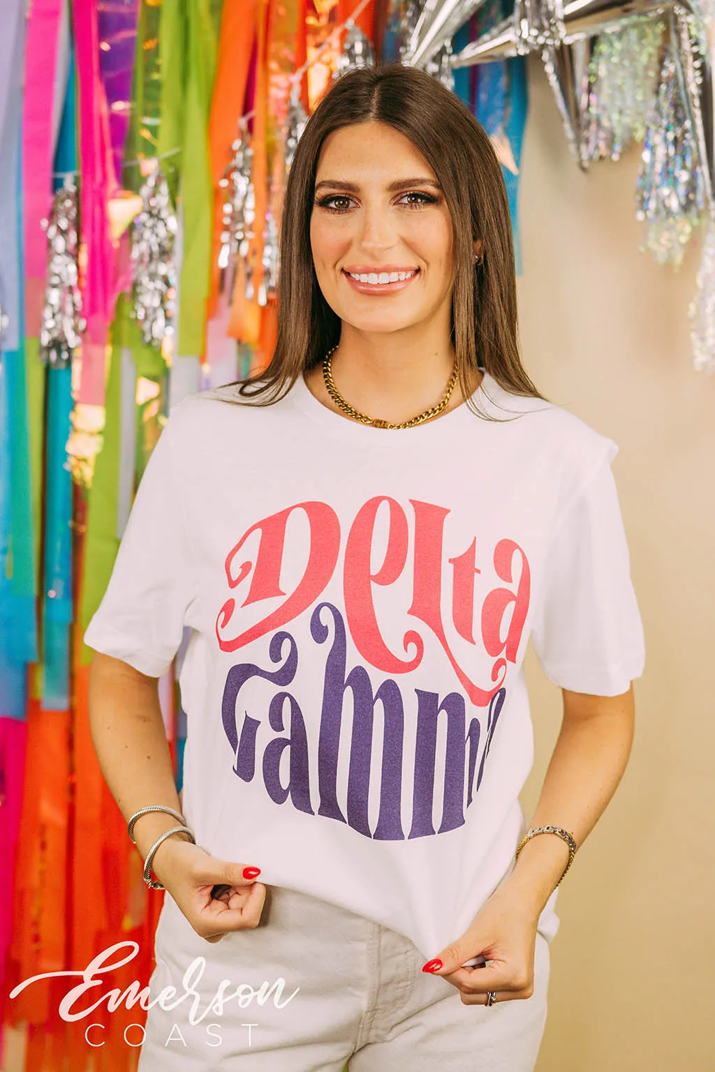 DG Curvy Font Tee