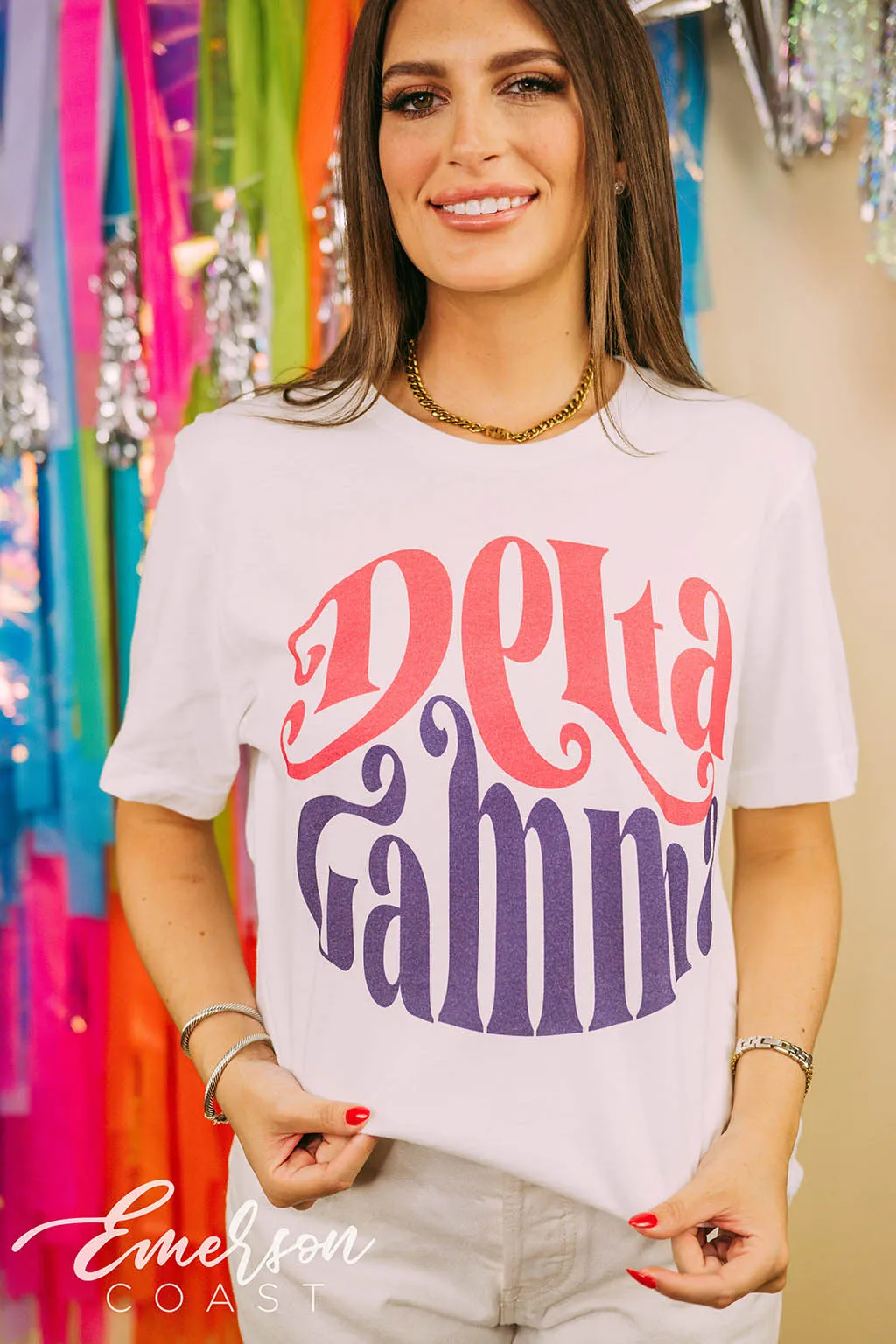 DG Curvy Font Tee