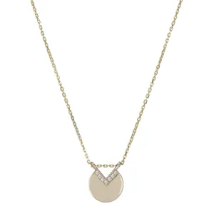 Diamond Circle Necklace
