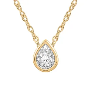 Diamond Teardrop Pendant