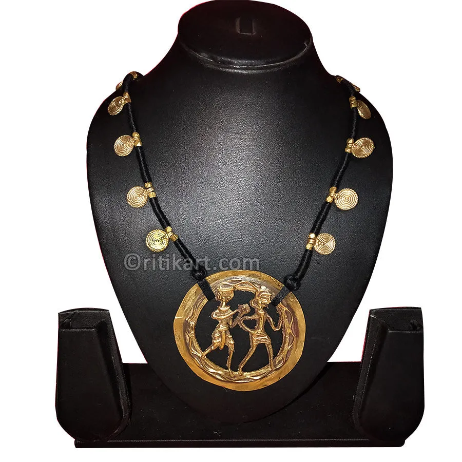 Dokra Necklace of a Sweet Tribal Couple