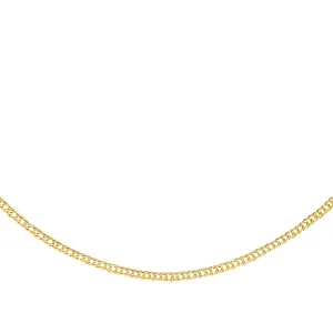 Double Curb Necklace 14K
