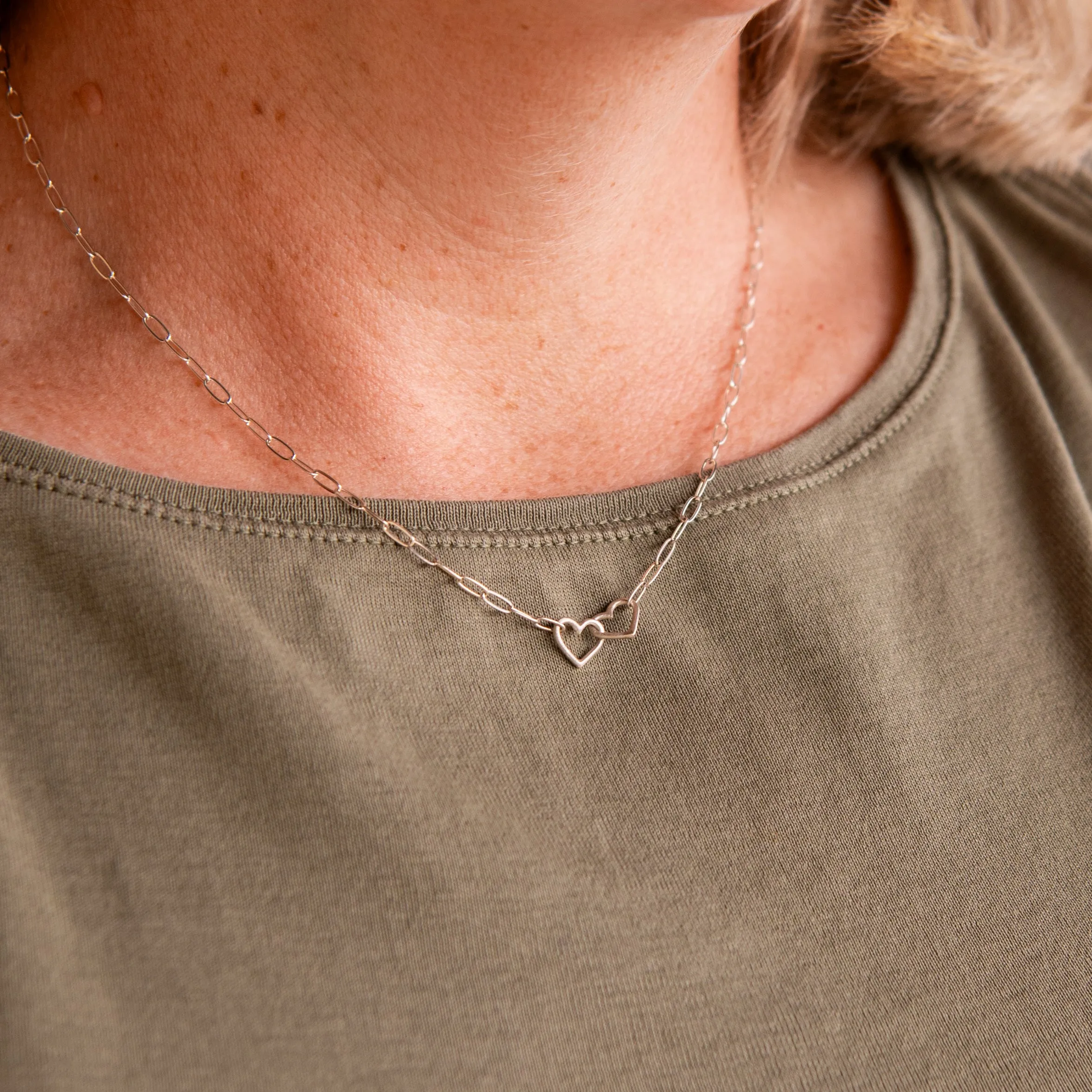 Double Heart Necklace